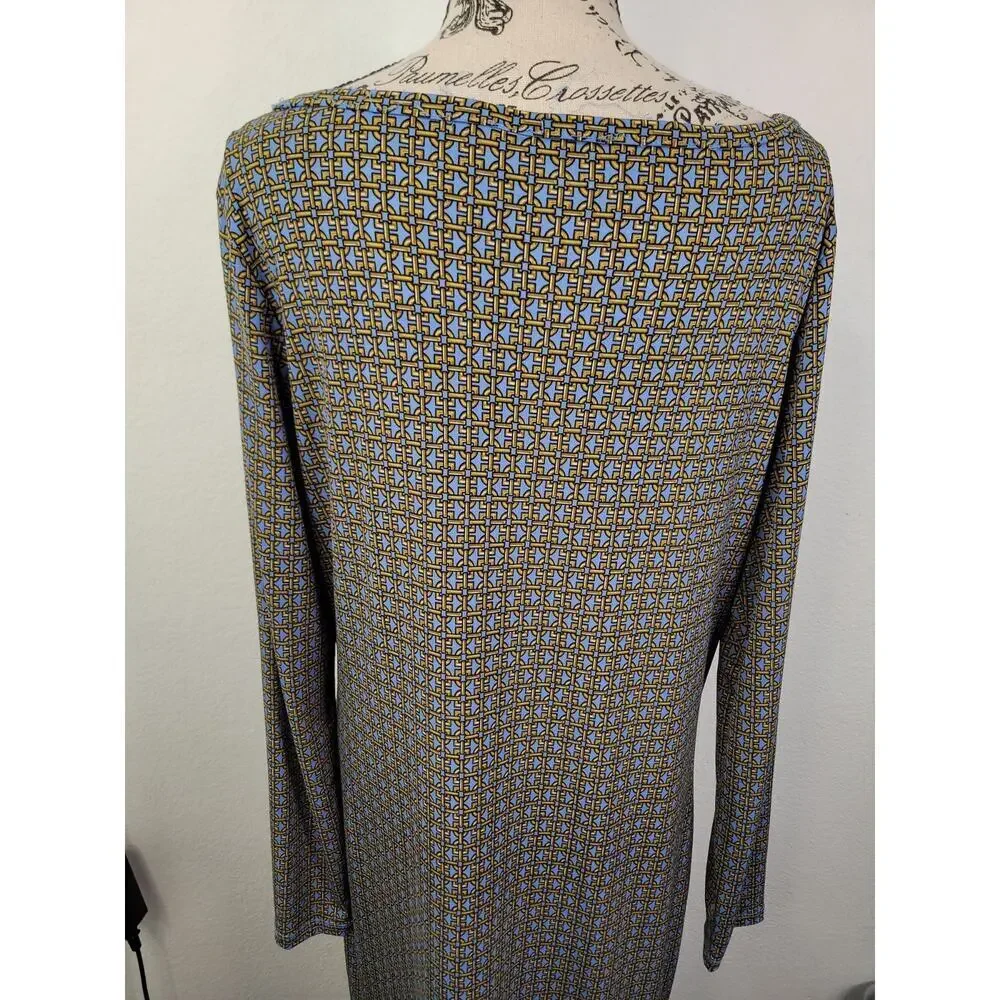 Michael Kors Dres SZ Large Long Sleeve Chain Pattern Mini